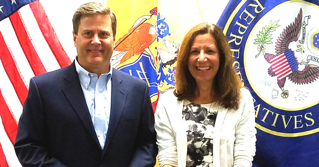 Sharon Seyler, NJSBA legislative advocate, visited with Congressman Donald Norcross over the summer to discuss current issues pertaining to the federal Every Student Succeeds Act, or ESSA.