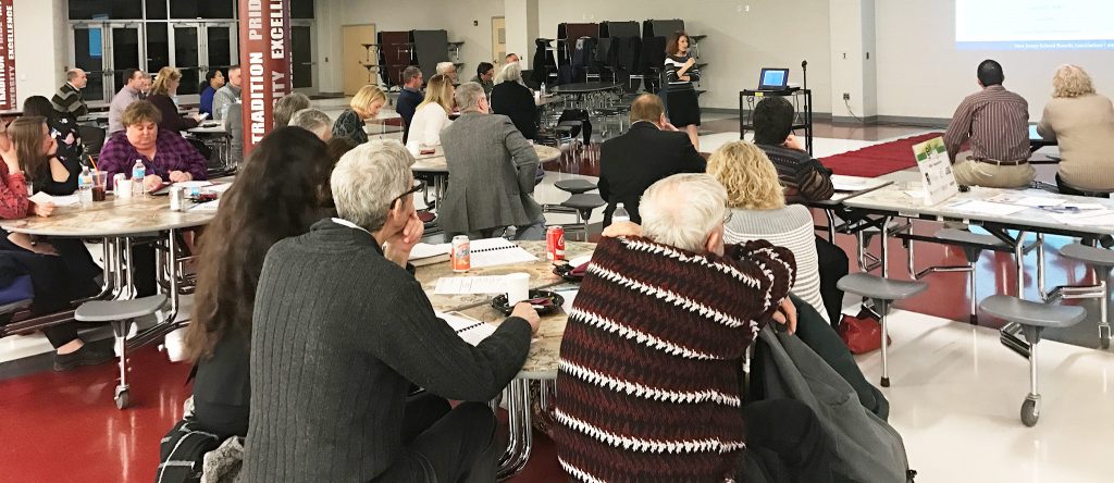 The Warren County School Boards Association held a recent meeting at the newly-opened Phillipsburg High School, and toured the facility prior to a board member training session.