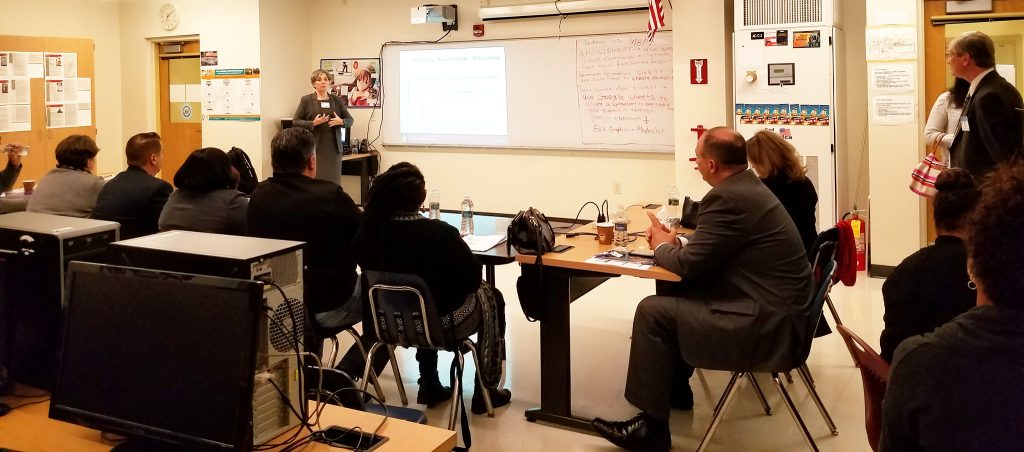 Dr. Bari Ehrlichson, chief performance officer for the Trenton Public Schools, took part in the Governance 3 training session, “Fundamentals of Student Achievement.”