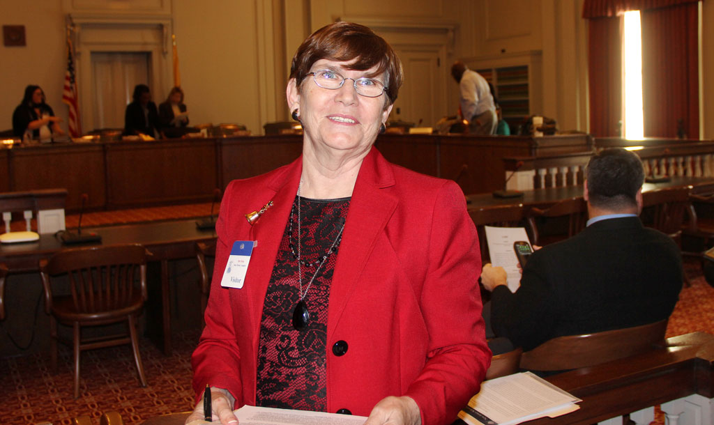 Irene LeFebvre, of Boonton Town, was honored as the New Jersey Board Member of the Year.