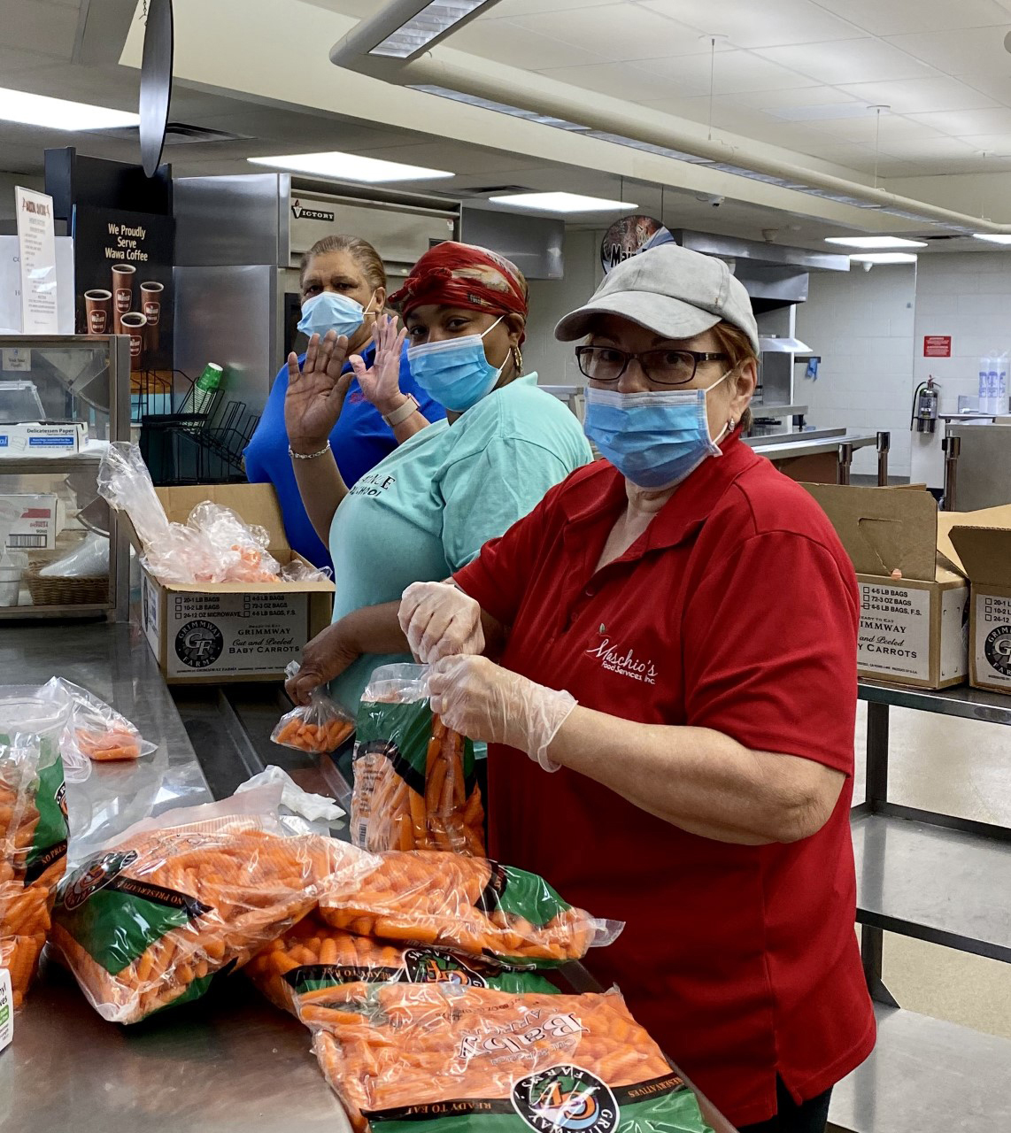 Lawrence Township: Packing Lunches by the Thousands: Districts throughout New Jersey continued to provide meals for students and families. In Lawrence Township (Mercer), the district prepared and delivered more than 2,500 lunches a week for about 503 students.