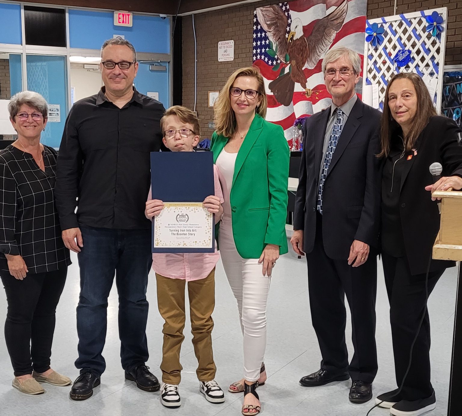 Student Filmmaker Honored for Story on Boonton New Jersey School
