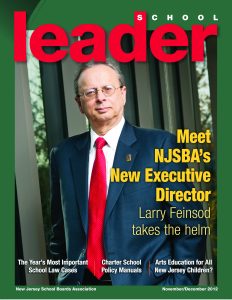 Dr. Lawrence Feinsod on the cover of School Leader magazine, November/December 2012