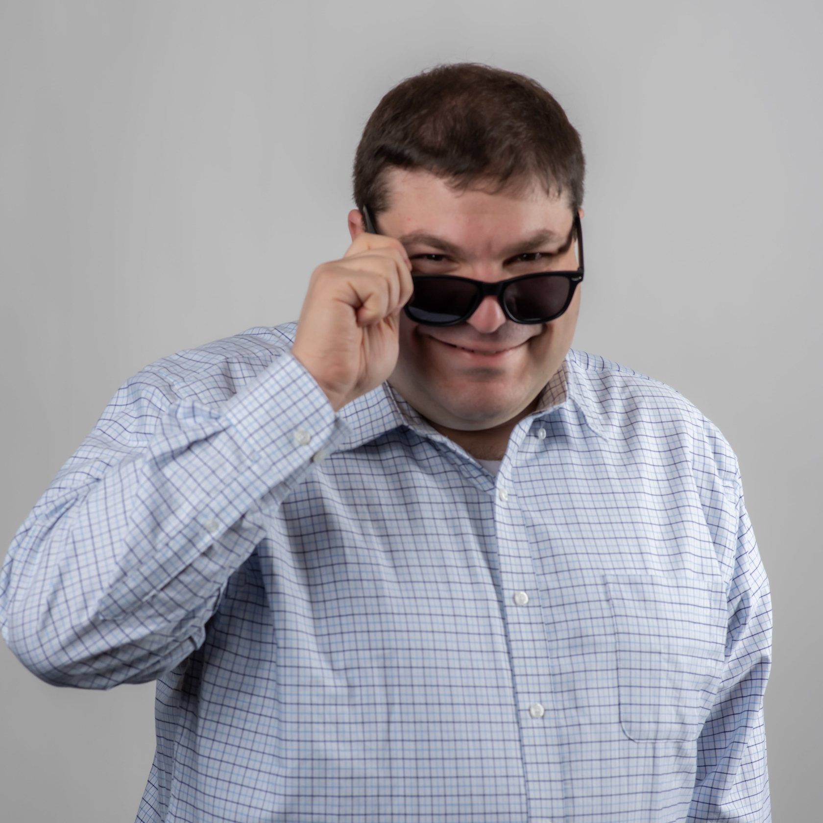 Robert Acerra with sunglasses