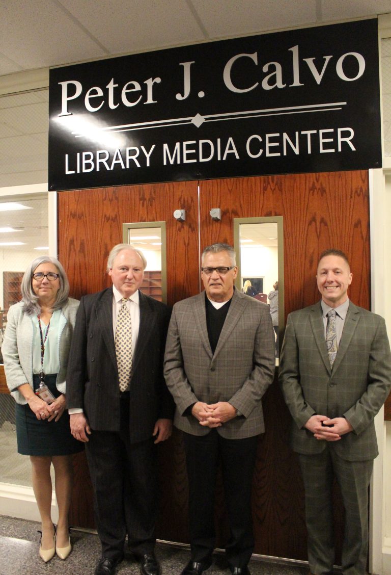 Glassboro High School Library and Media Center Named After Former Board President Peter J. Calvo