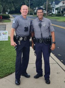 Left to right: Officer Steve Bode and Officer John Kerner are Class Three Special Law Enforcement Officers at Denville Township School District.