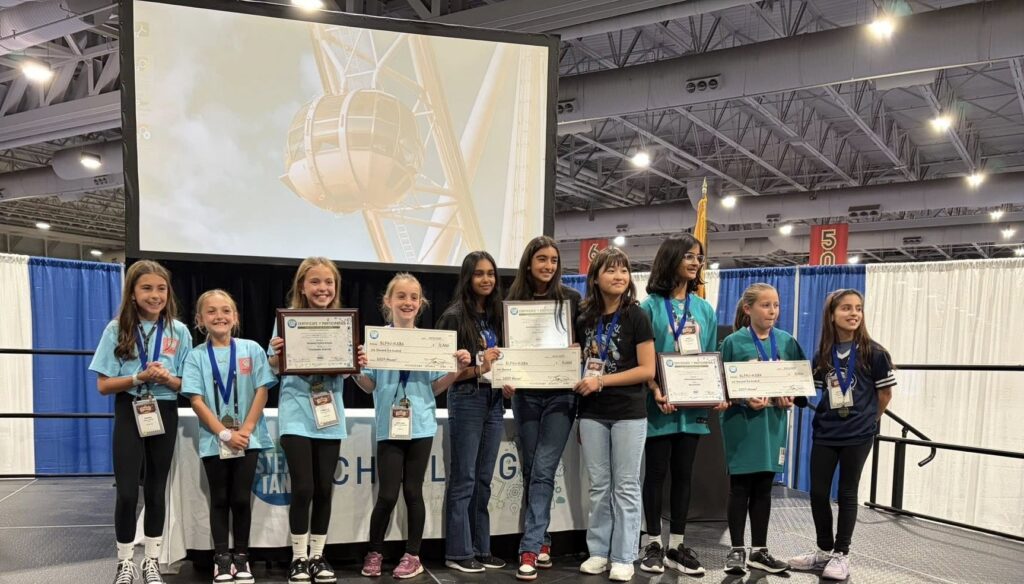 Elementary school division winners of 2025 STEAM Tank Challenge