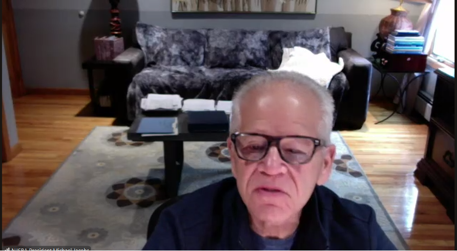 Michael Jacobs screenshot during video meeting