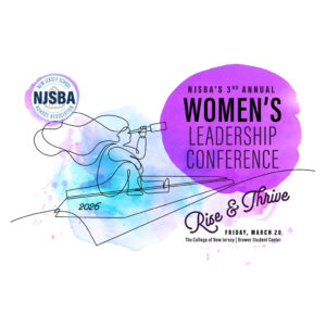 logo for 2026 Women's Leadership Conference, depicting the drawing of a woman looking through a telescope.