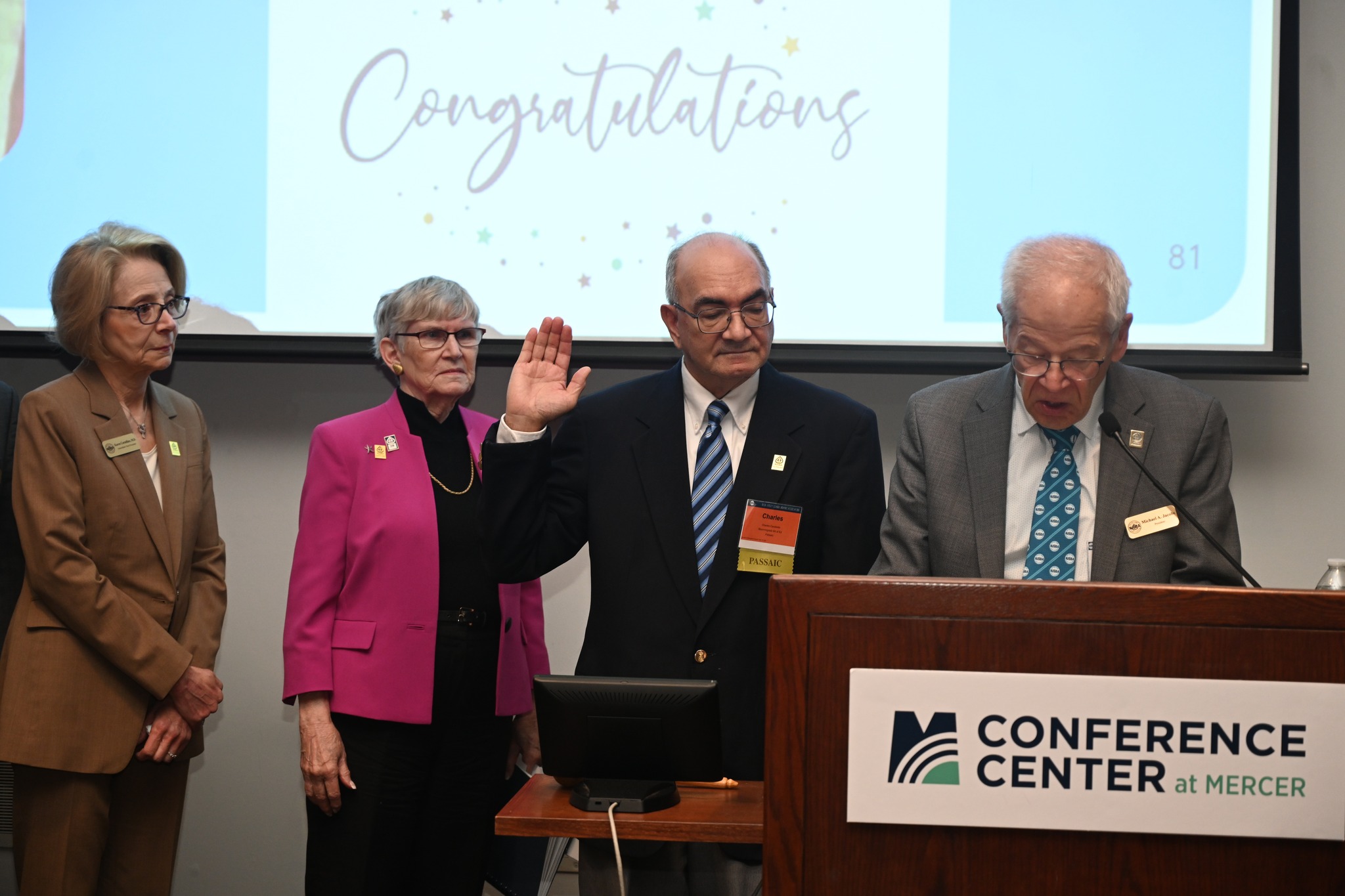 Charles Caravallo sworn in